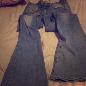 Light wash flare  jeans